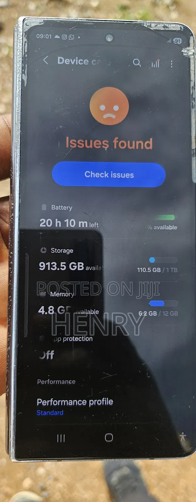 Samsung Galaxy Z Fold4 1 TB Blue