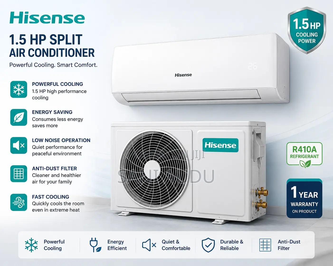 Hi Sense Airconditioner Split Unit