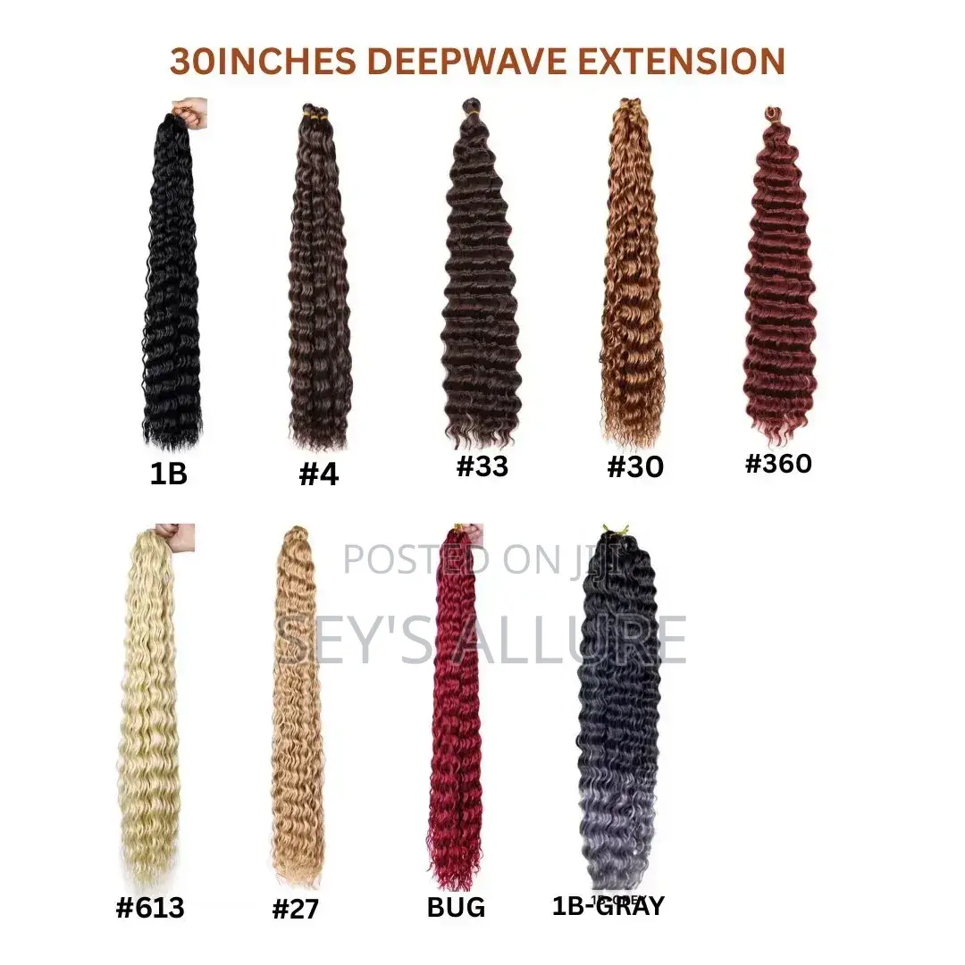 30inches Deepwave Braiding Hair Extensions