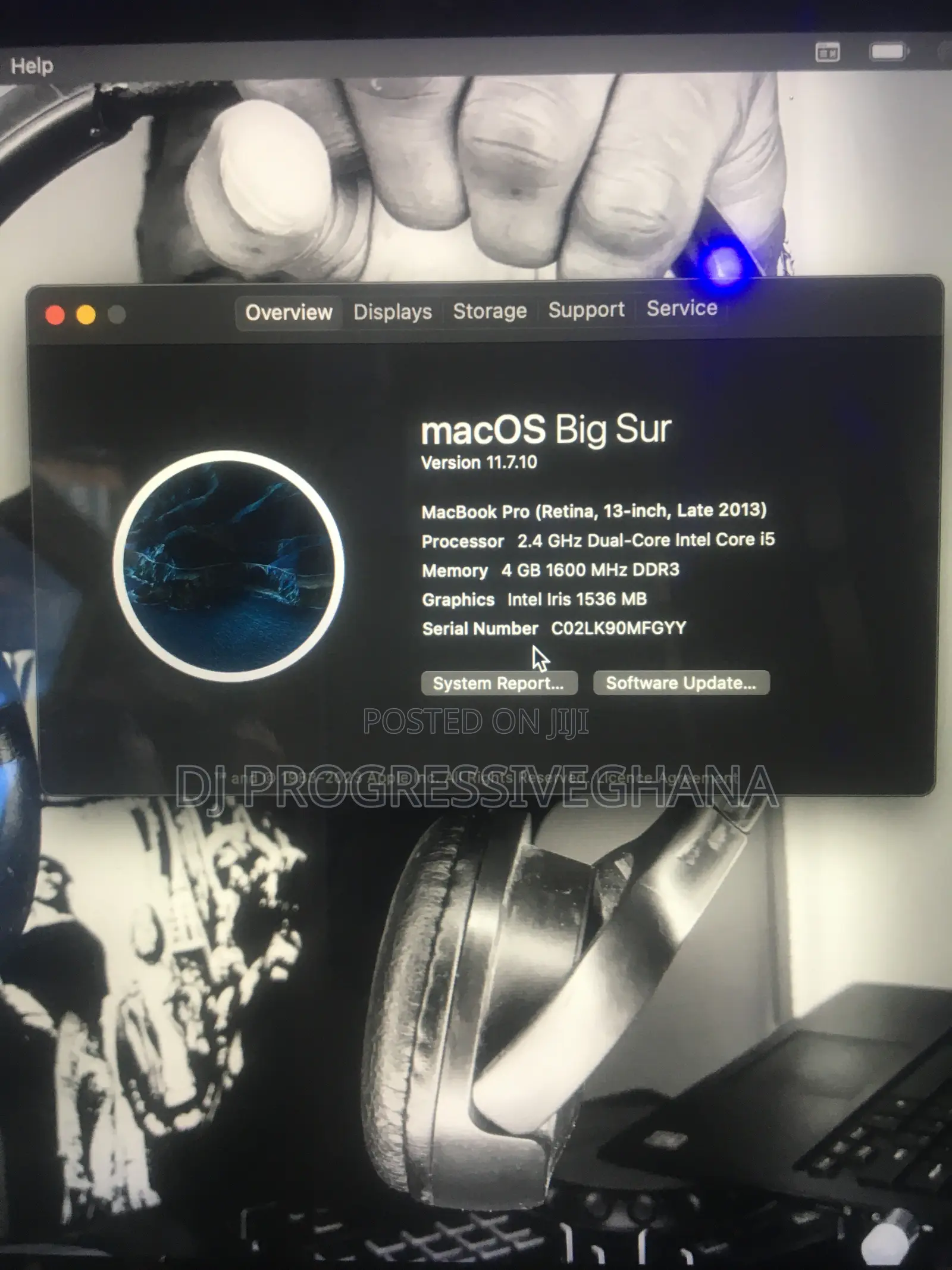 Laptop Apple MacBook 2013 4GB Intel Core i5 SSD 256GB