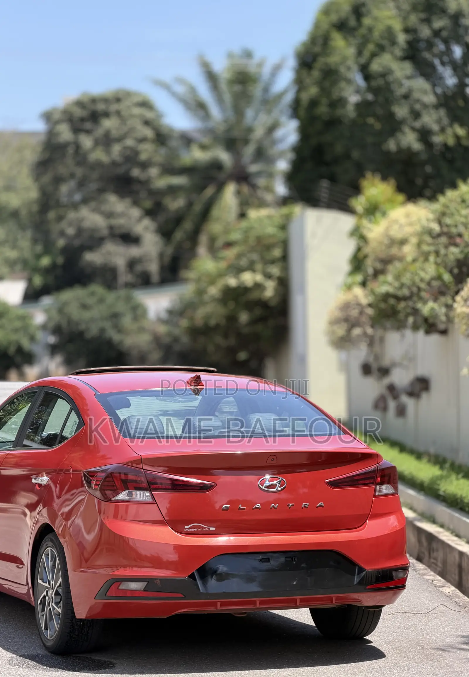 Hyundai Elantra Limited 2019 Red
