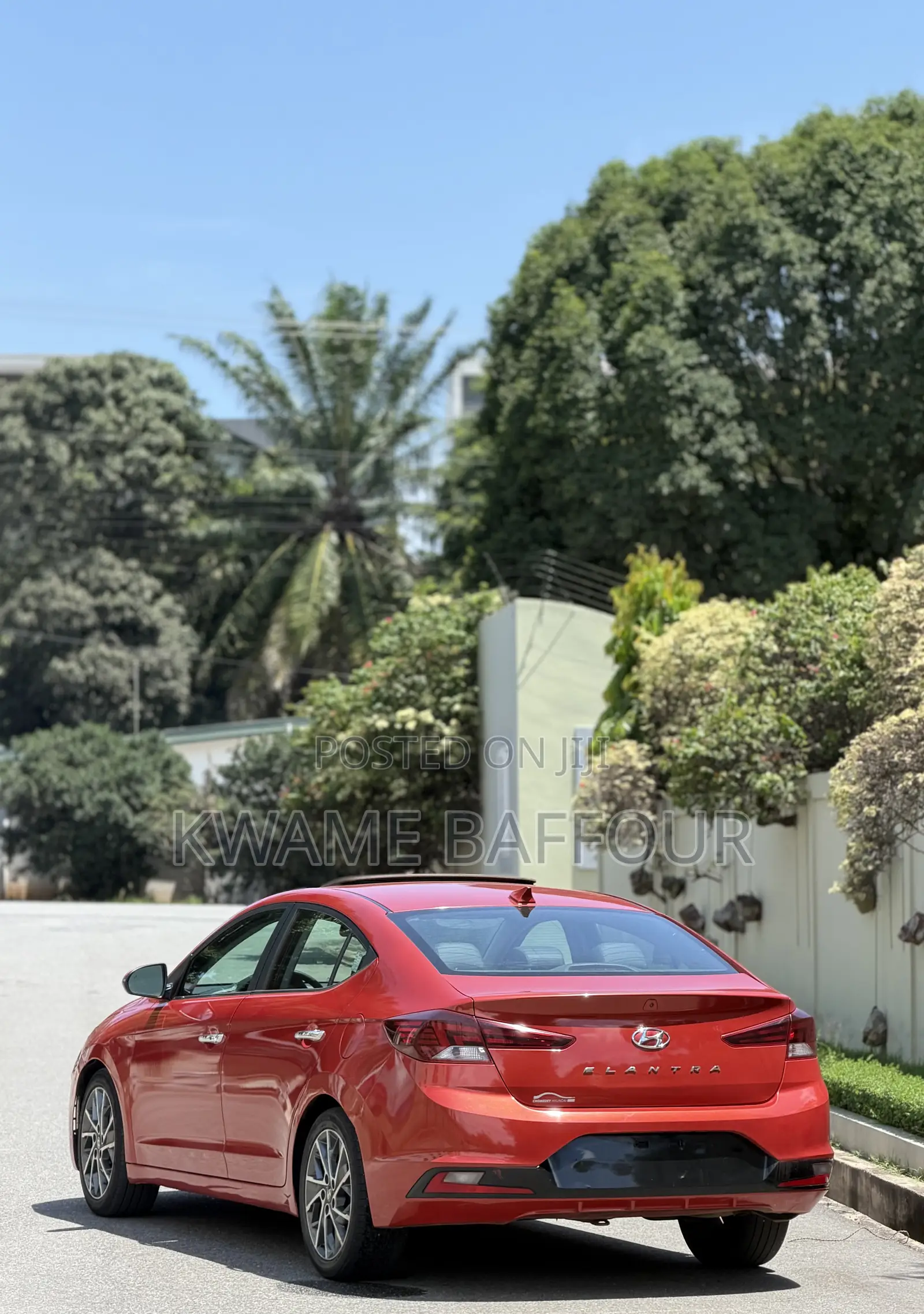 Hyundai Elantra Limited 2019 Red