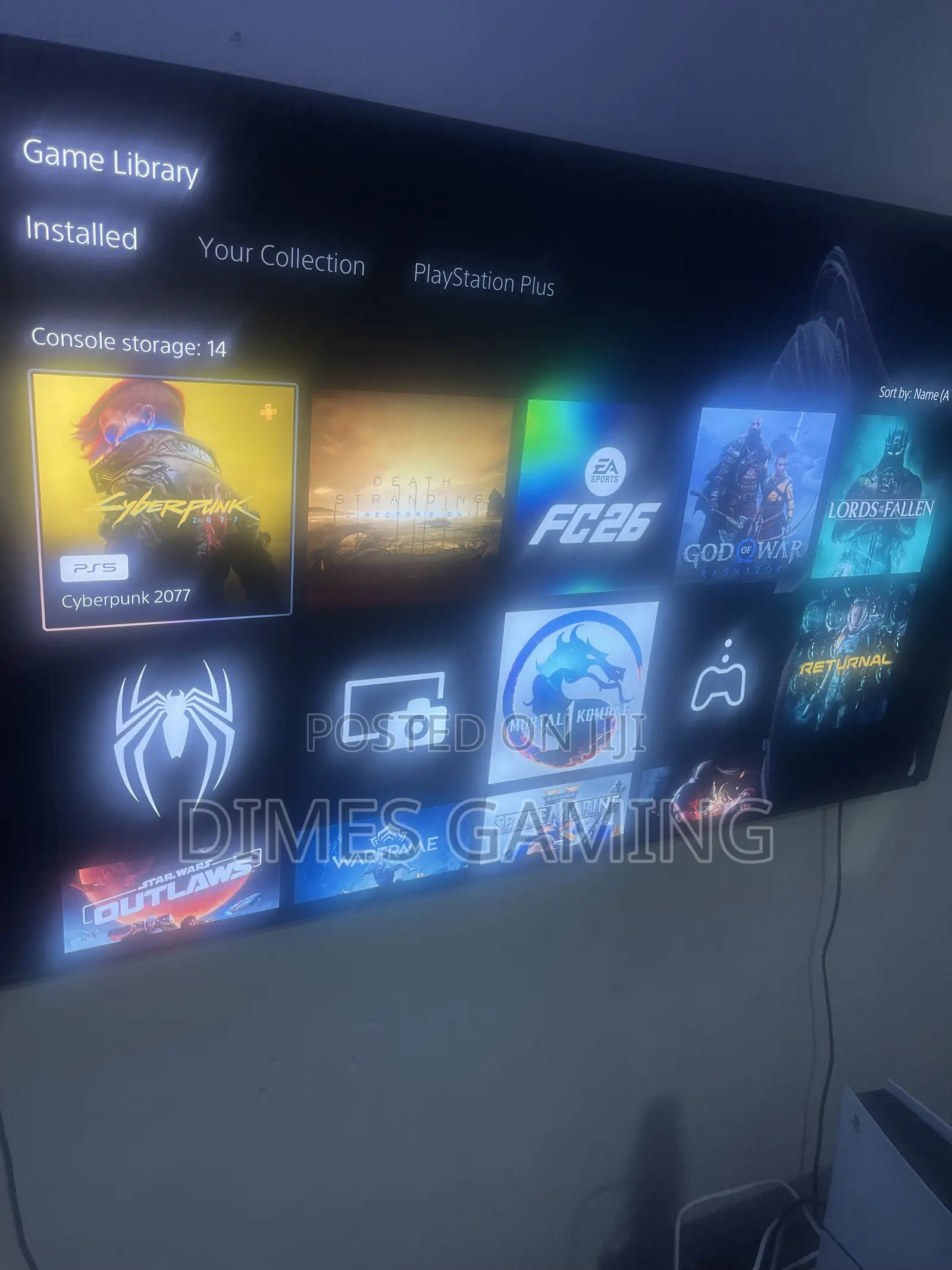 Playstation 5 Slim Digital With 12 Games and 12 Months Ps Plus Premium