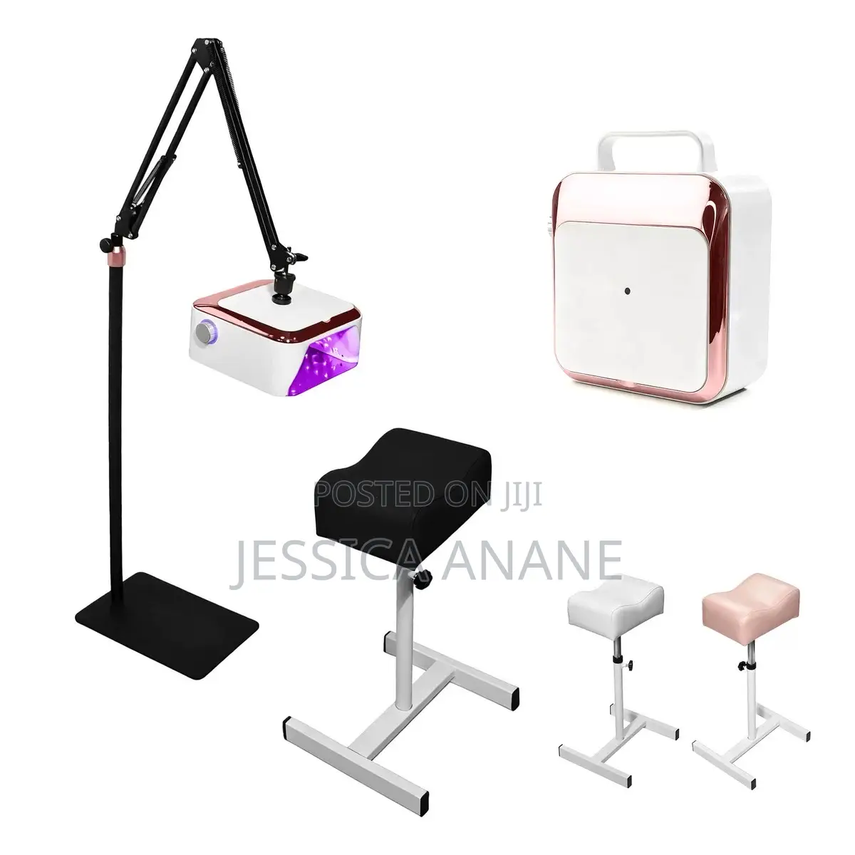Nails Lamp And Stool.