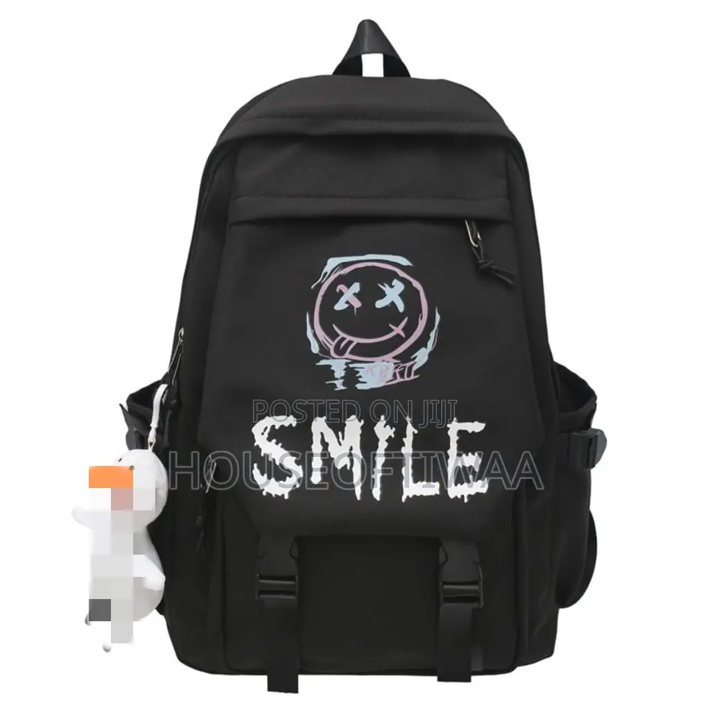 Black Unisex Backpack