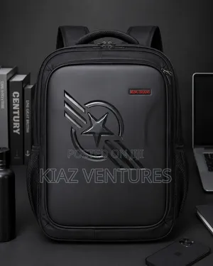 Ming Shang Waterproof Quality Backpack-Black
