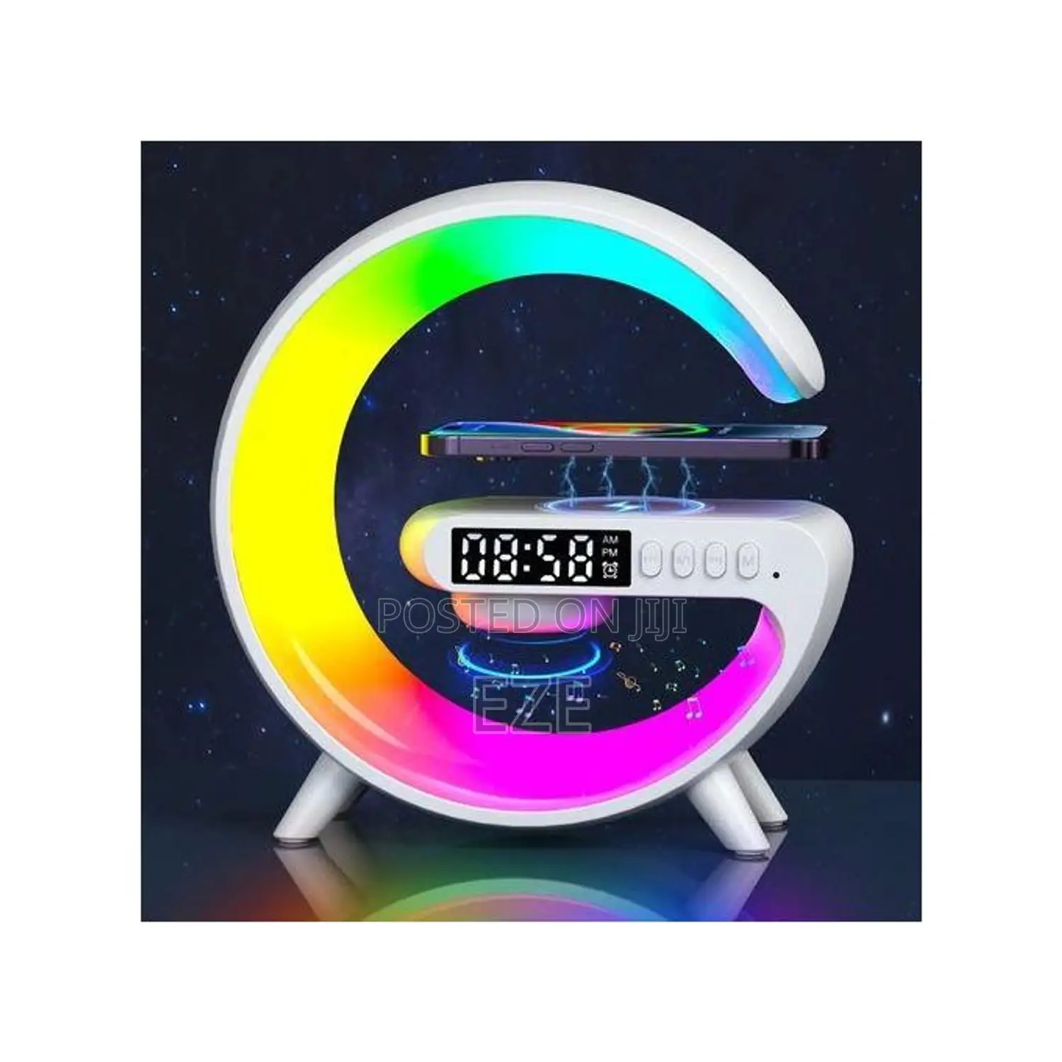 Toumi Multifunctional Wireless Fast Charging Speaker - ( White )666648
