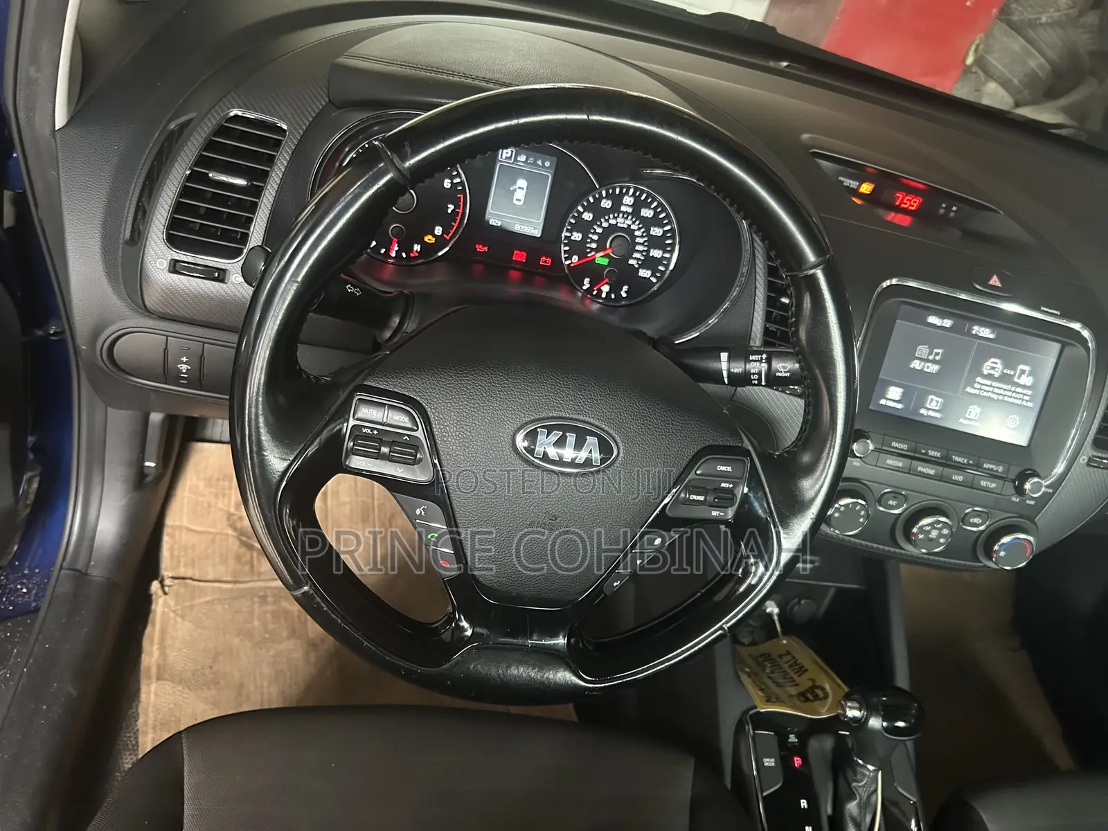 Kia Forte S Sedan 2017 Blue