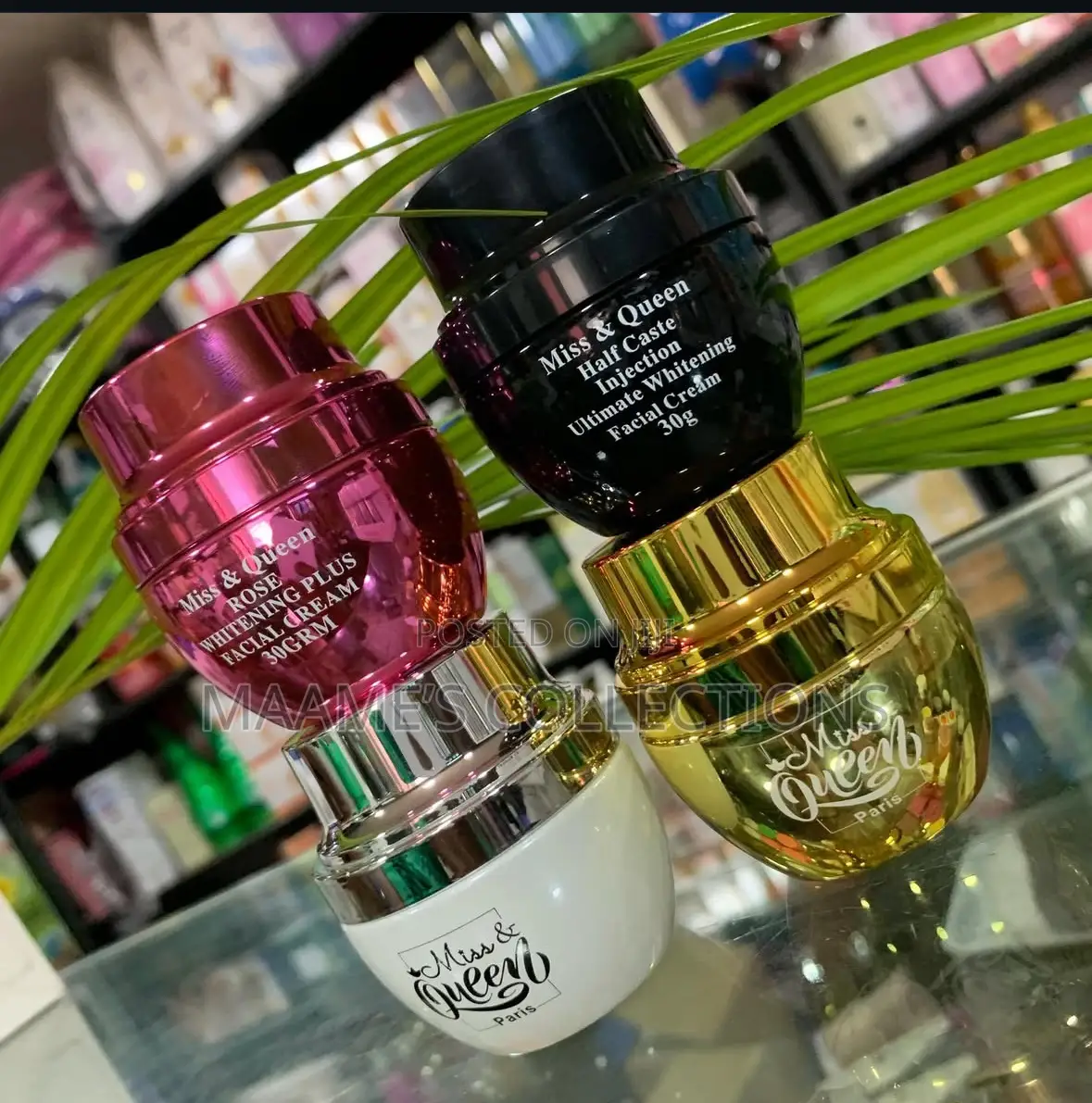 Miss Queen Paris Facial Creams.