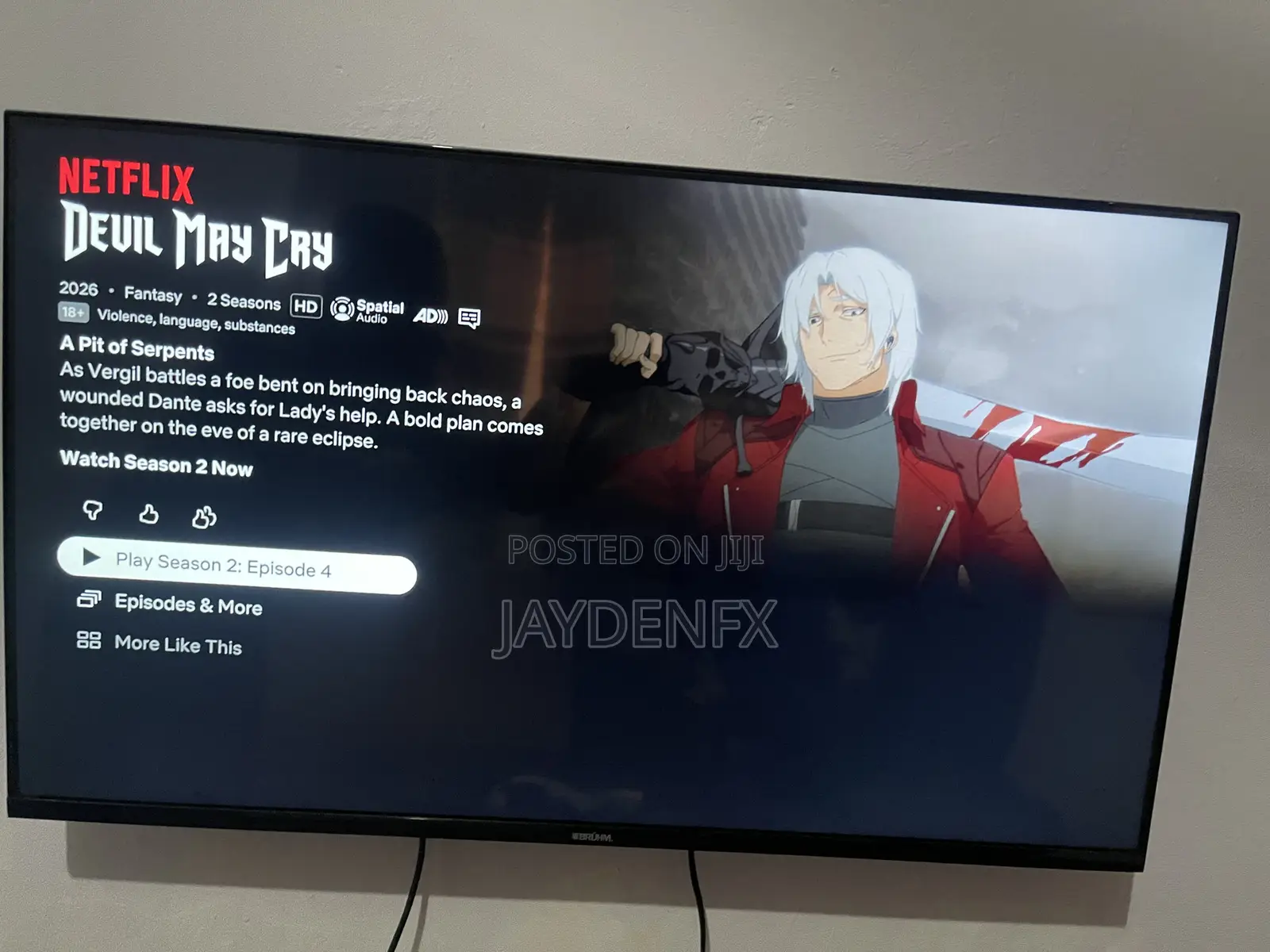 Bruhm 43inch Smart Tv