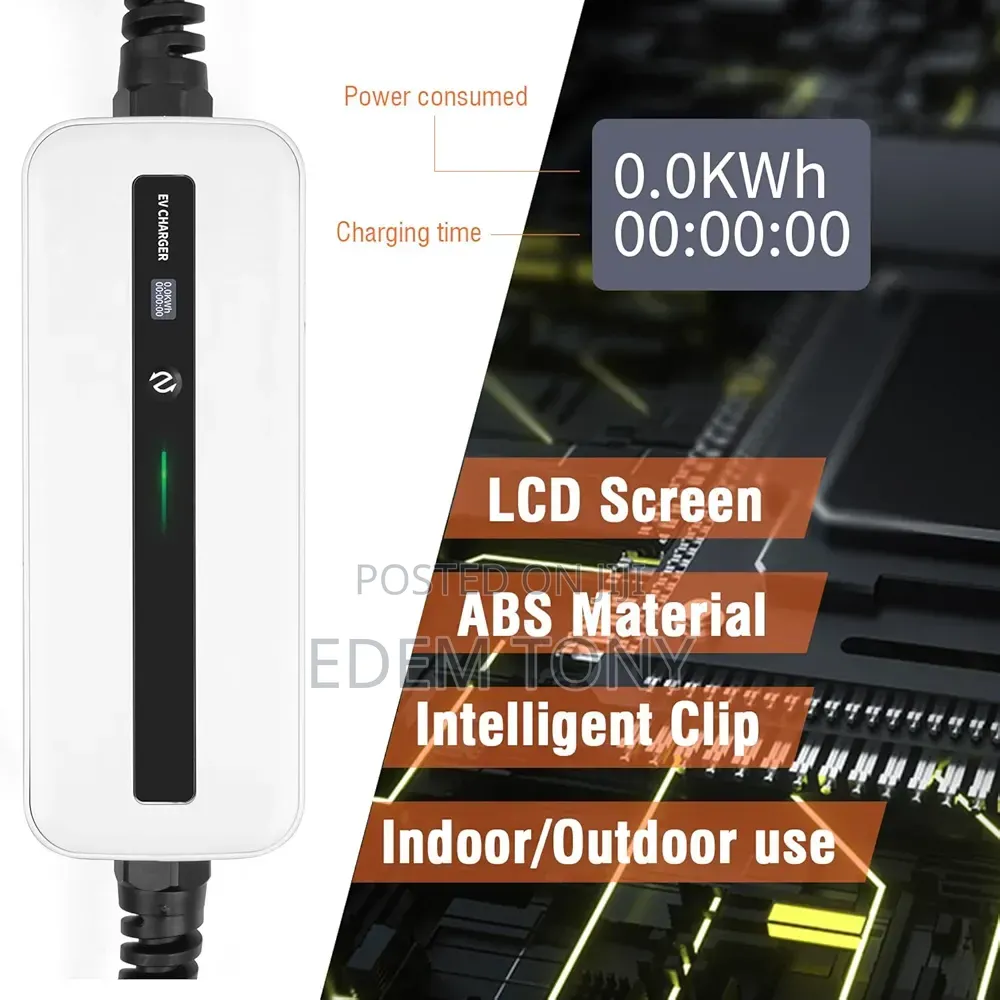 Portable Ev Charger. Electric Car Charger Cee Plug Type 2