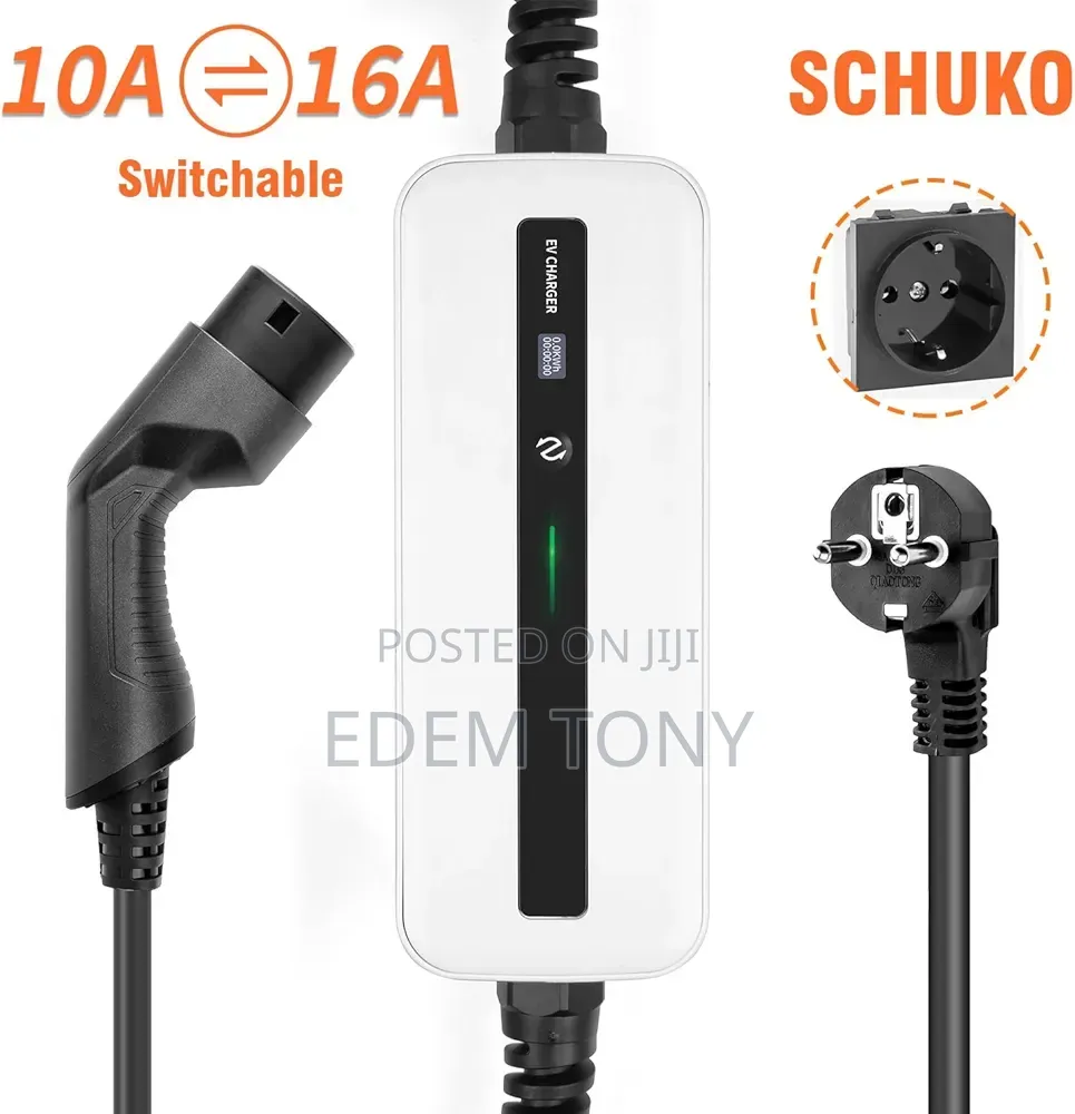 Portable Ev Charger. Electric Car Charger Cee Plug Type 2