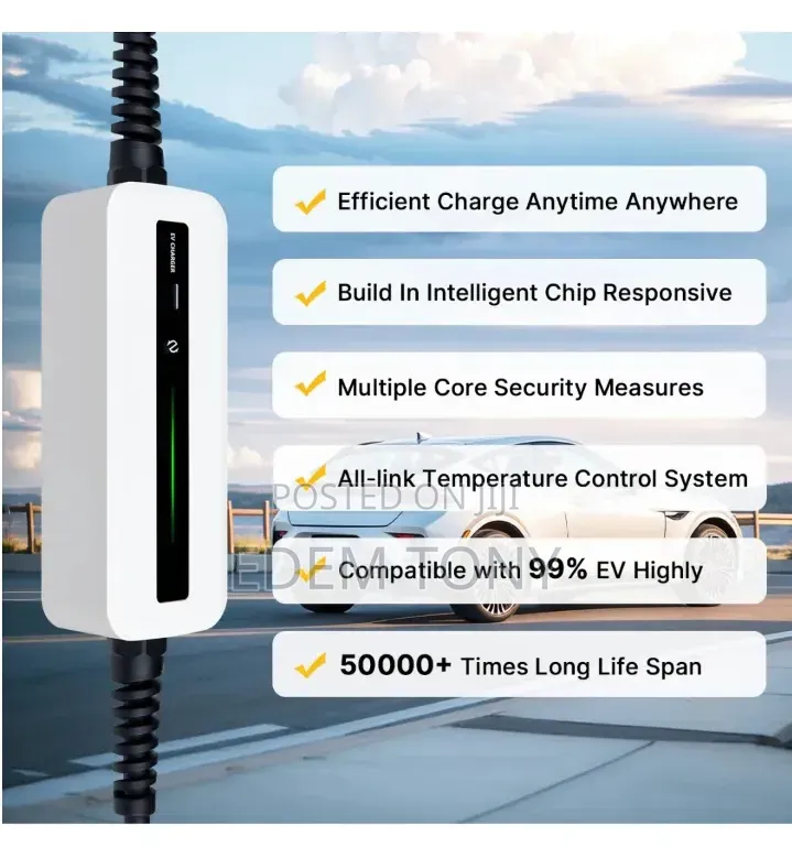 Portable Ev Charger. Electric Car Charger Cee Plug Type 2