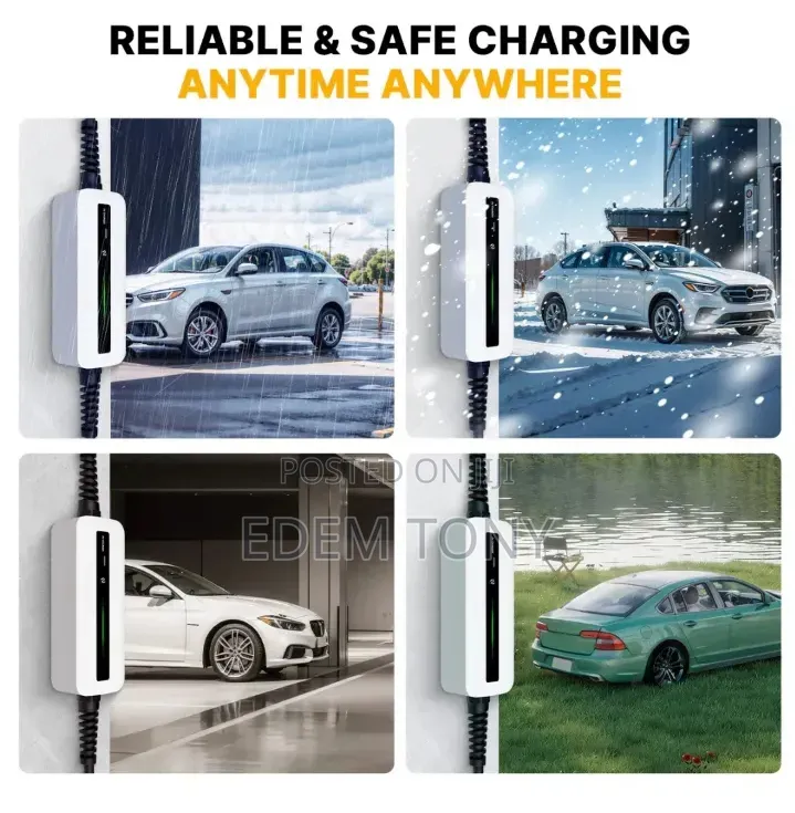 Portable Ev Charger. Electric Car Charger Cee Plug Type 2