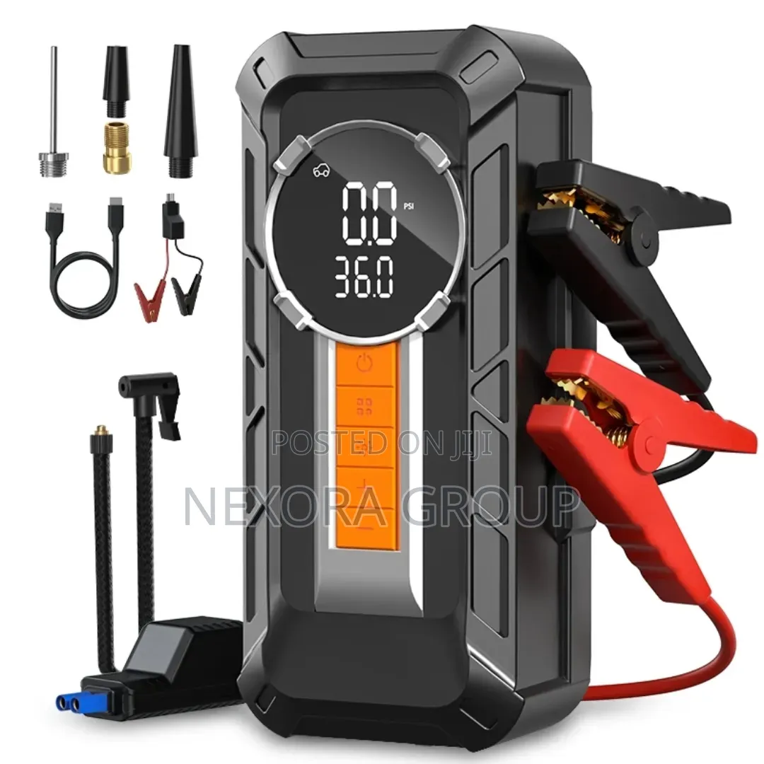 Multi-Function Car Jump Starter – Power Bank With Led Light