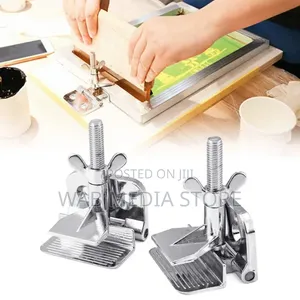 1pc Chrome-Plated Alloy Screen Printing Butterfly Hinge Clamp,