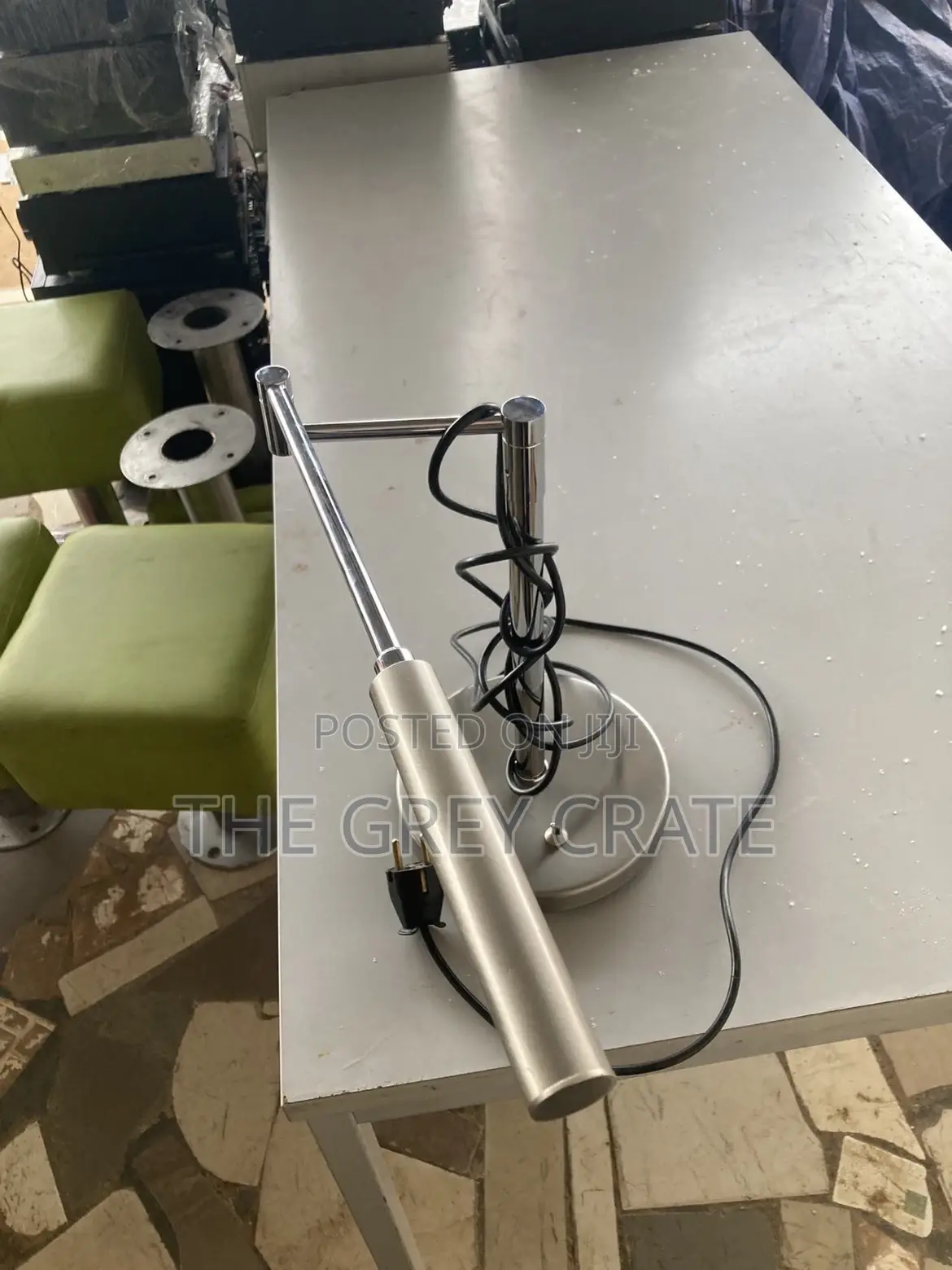 Studio Lamp — Brushed Steel