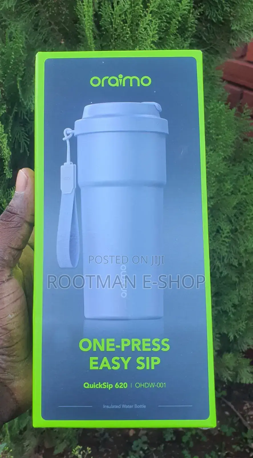 Oraimo Quicksip 620 620ml Temperature-Locking Leakproof Water Bottle