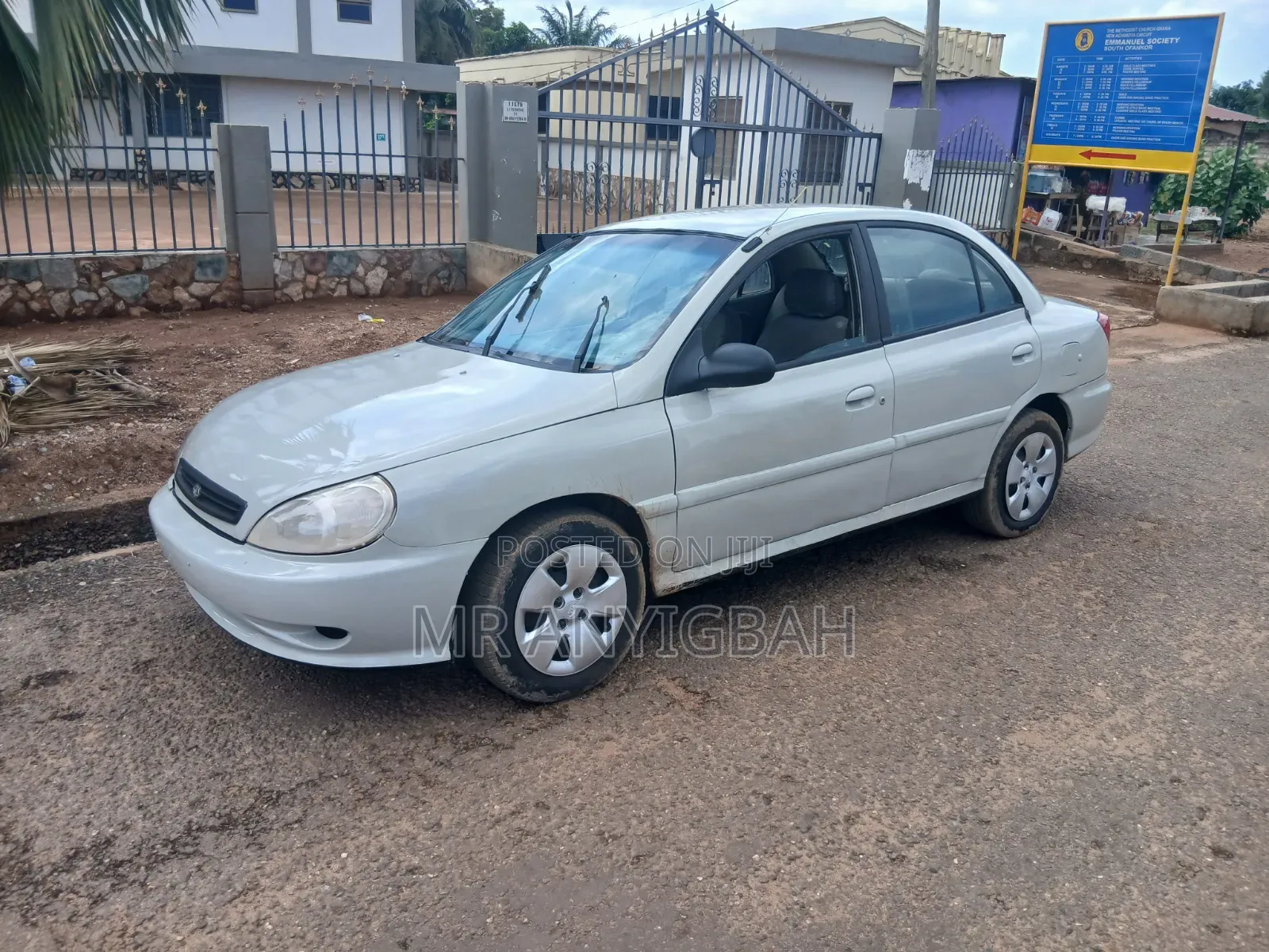 Kia Rio Sedan 2005 White