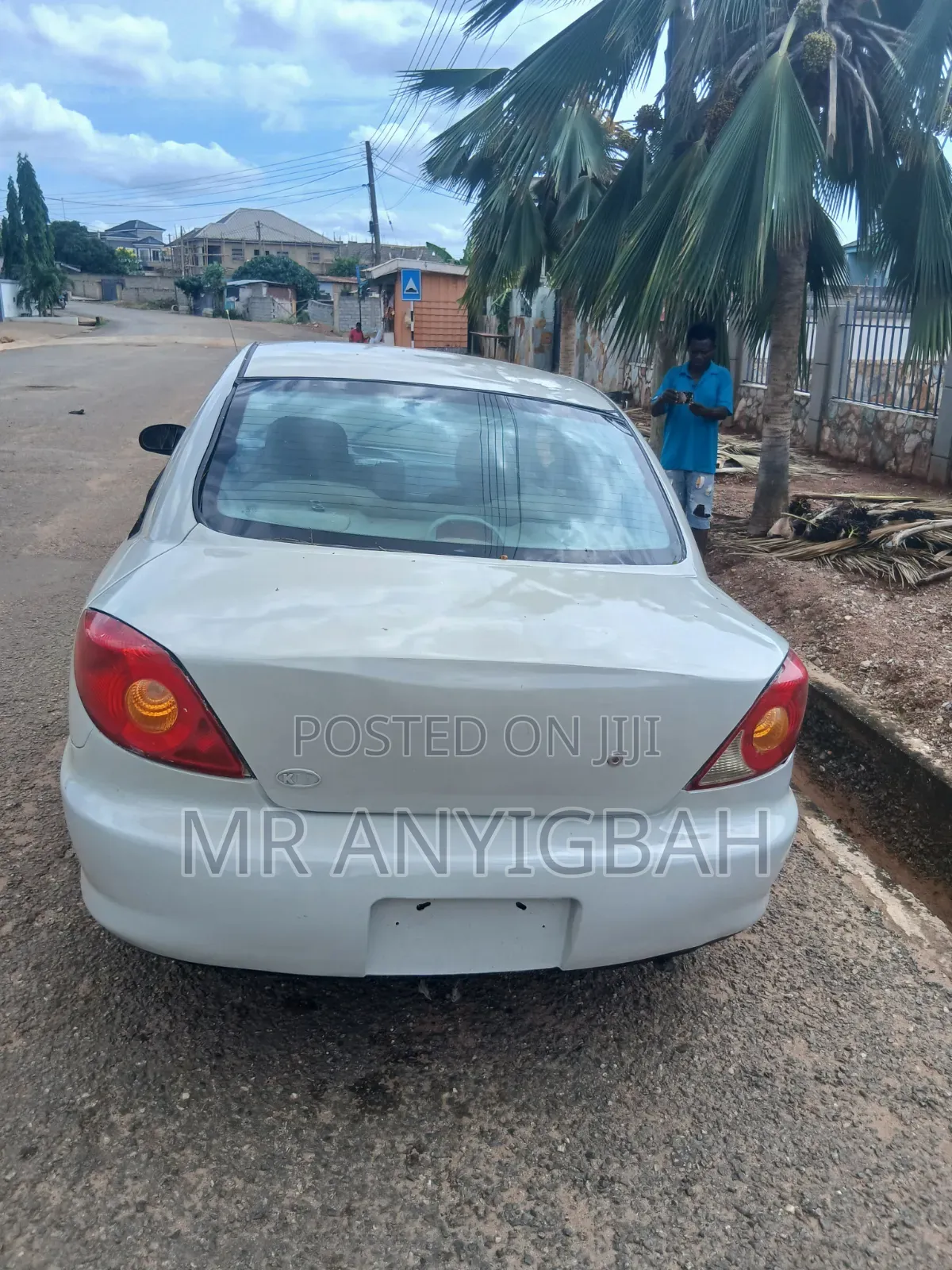 Kia Rio Sedan 2005 White