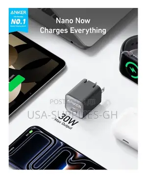 Anker 511 (30w, Nano 3) Fast Phone Charger, Usb C, 6ft Cable From Usa