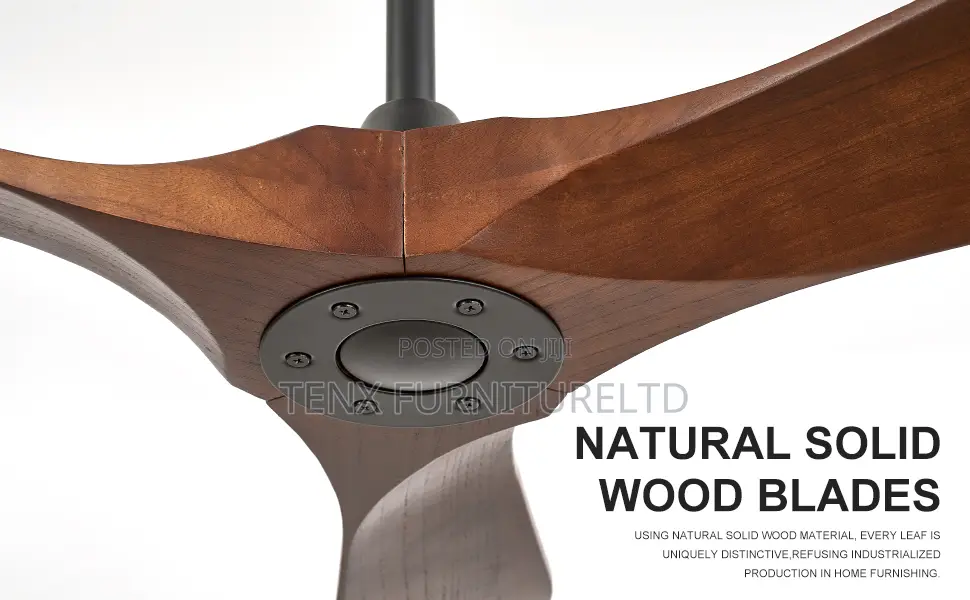 Ceiling Fan (Solid Wood)