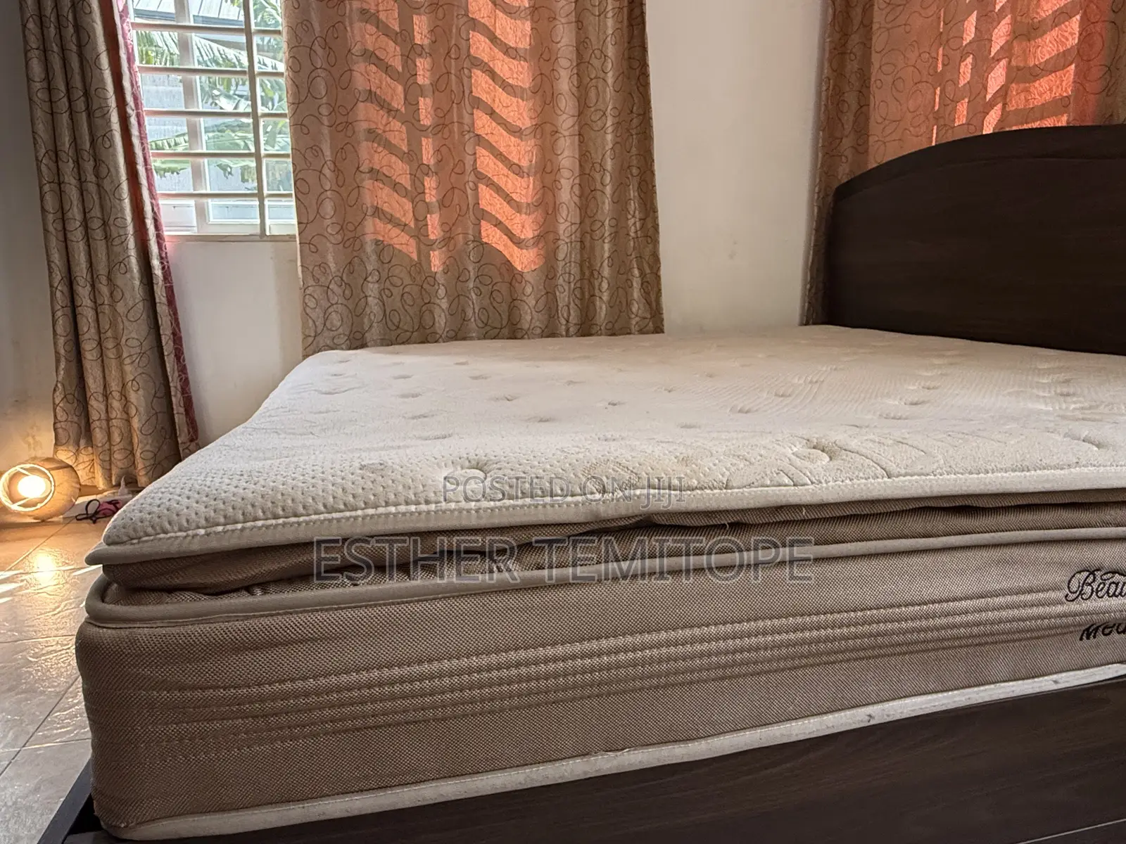 King Size Bed Frame With Mattress