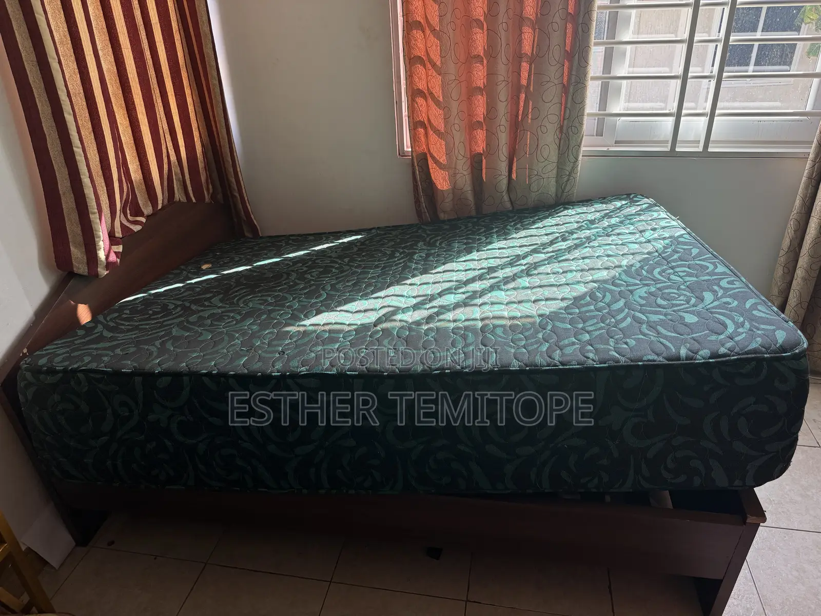 Double Mattress With Bed Frame