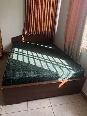 Double Mattress With Bed Frame
