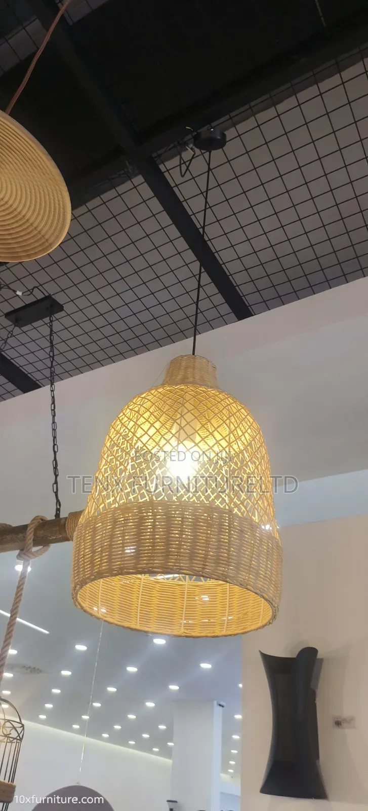 Pendant Light Rattan (Hand-Woven)
