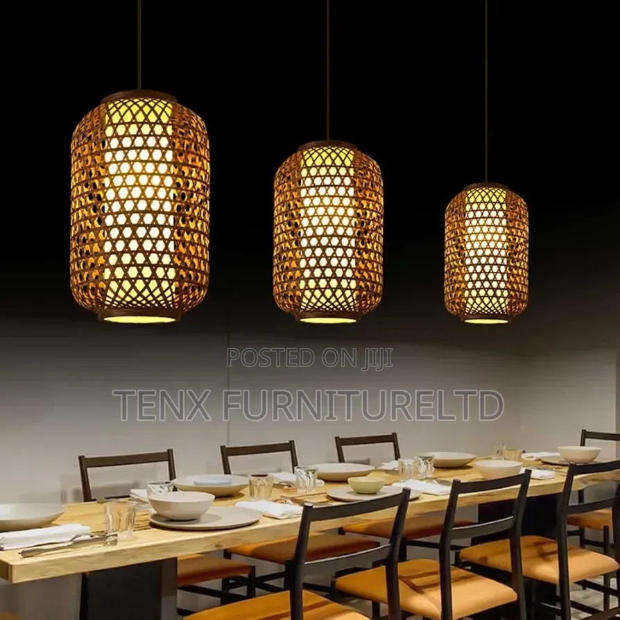Pendant Light (Bamboo Silk)