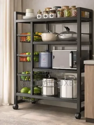 Kitchen Storage Rack – Multifunctional Organizer Shelf for Kitchen