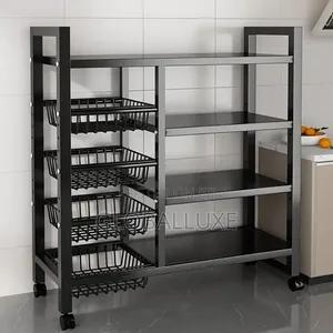 Kitchen Storage Rack – Multifunctional Organizer Shelf for Kitchen