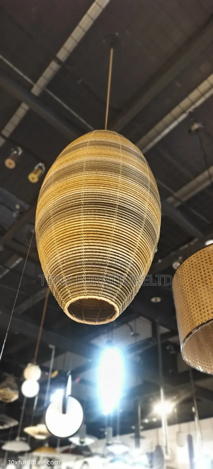 Pendant Light (Coco Natural Rattan)