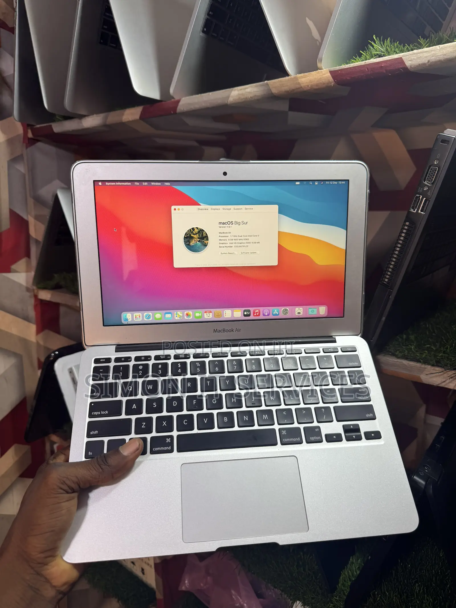 Laptop Apple MacBook Air 8GB Intel Core i7 SSD 500GB