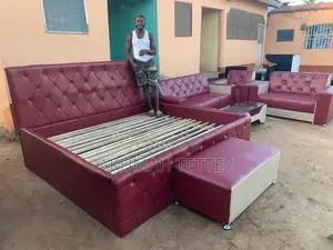 High Quality Furniture Company (King Size Bed Frame With Sofa Set)