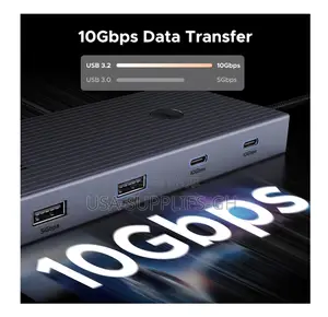 Ugreen Revodok Pro 9 in 1 USB C Hub Gigabit Ethernet Adapter From Usa