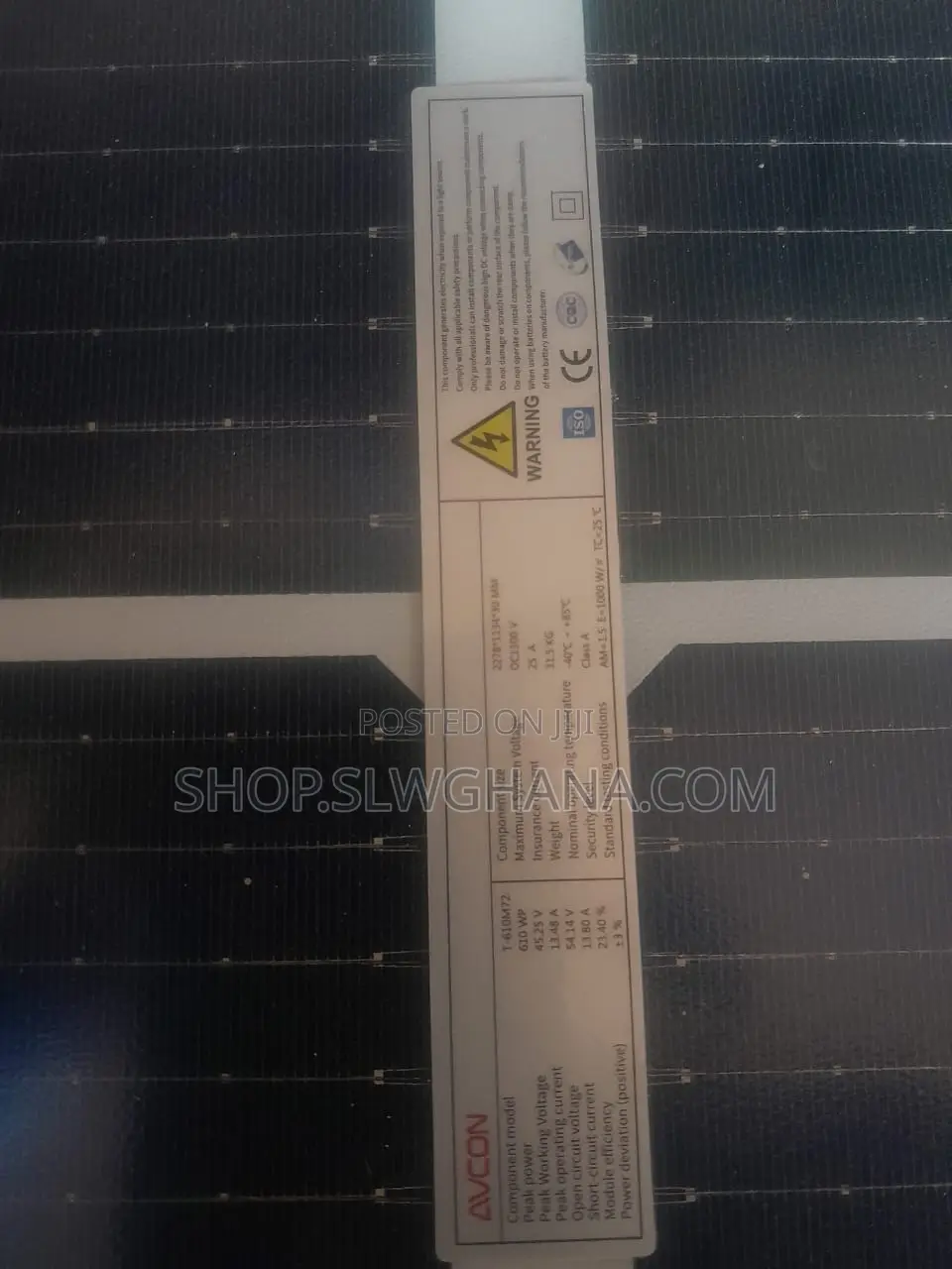 High Quality Solar Panels 610watt
