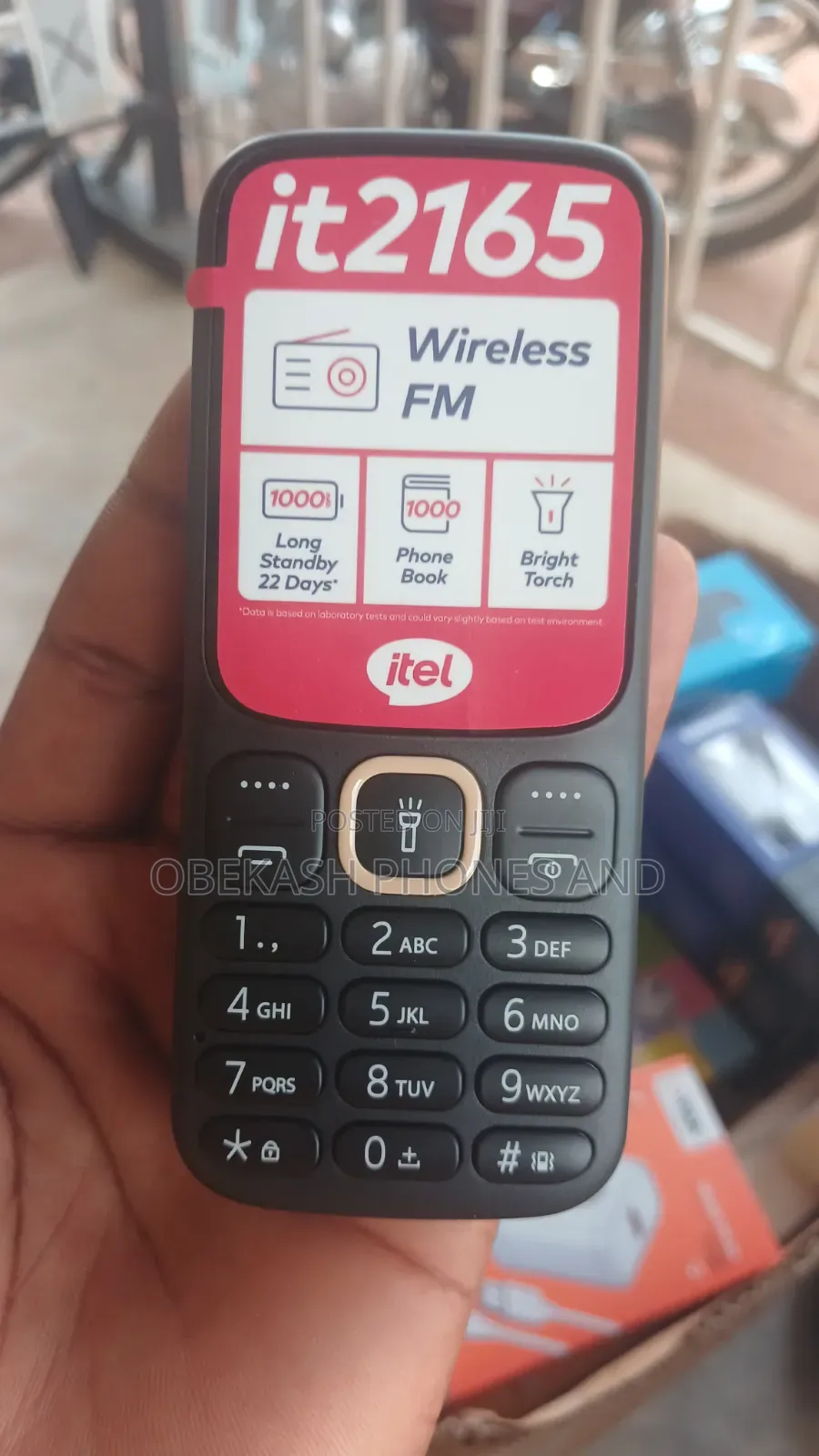 New Itel it2165 Black