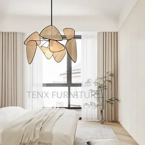 Pendant Light Rattan/ Metal Lighting