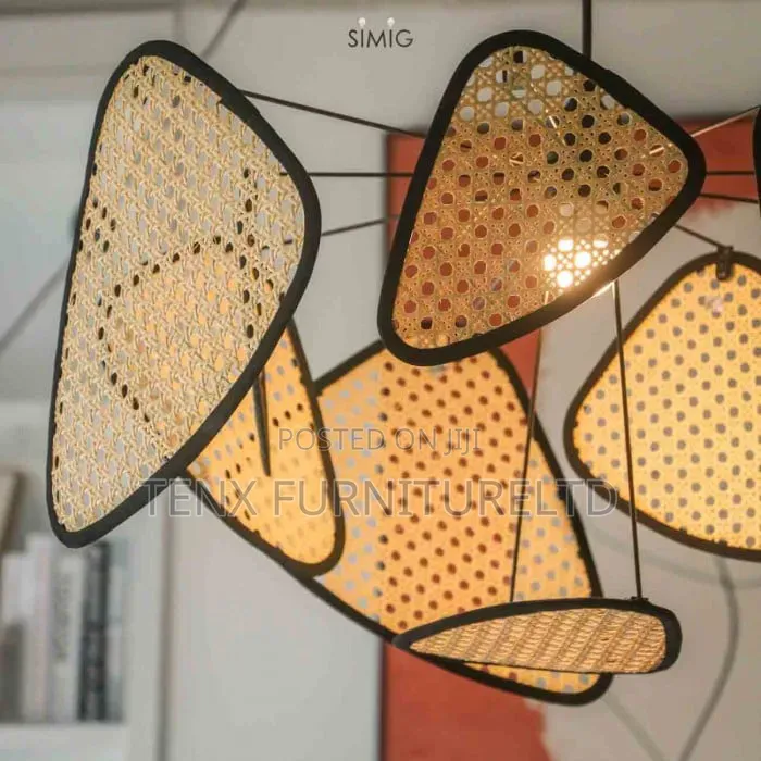 Pendant Light Rattan/ Metal Lighting