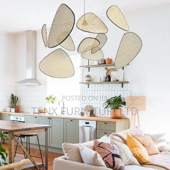 Pendant Light Rattan/ Metal Lighting
