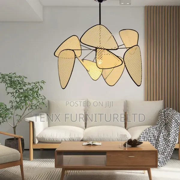 Pendant Light Rattan/ Metal Lighting