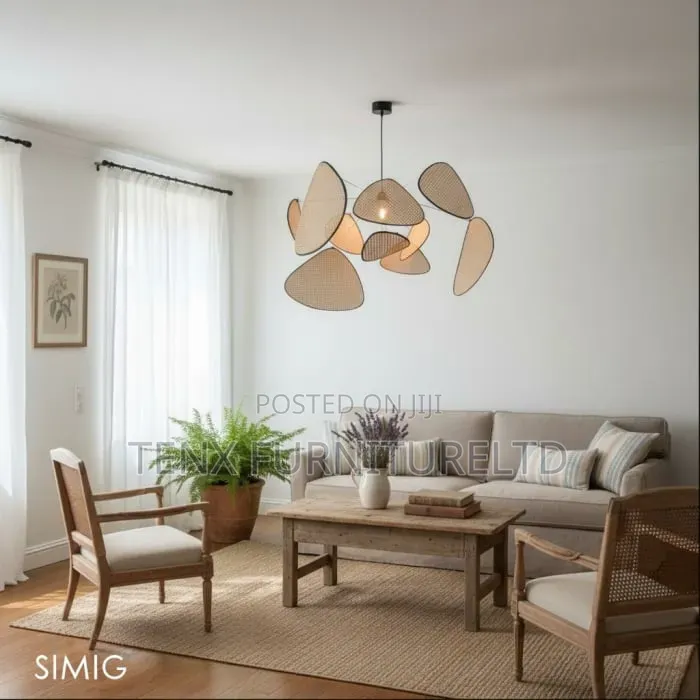 Pendant Light Rattan/ Metal Lighting