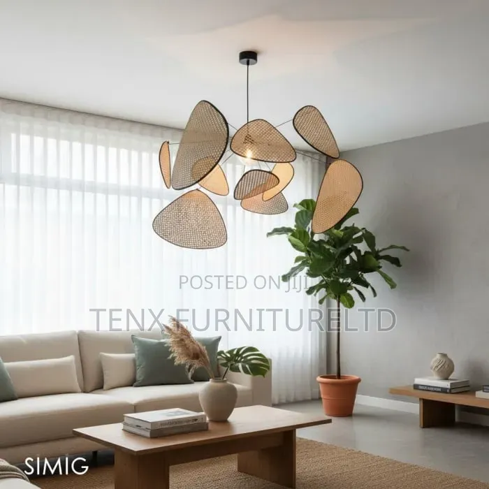 Pendant Light Rattan/ Metal Lighting