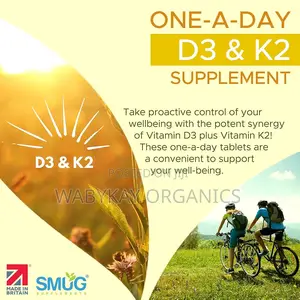 Vitamins D3+K2 1year Supply