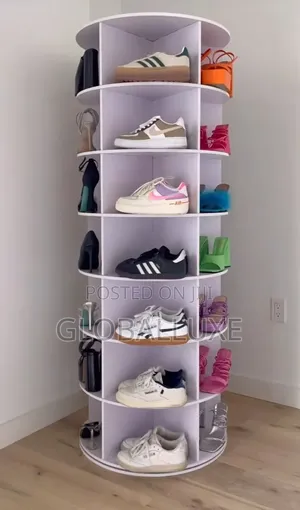 Rotating Shoe Rack – 360° Multi-Layer Revolving Shoe Organizer