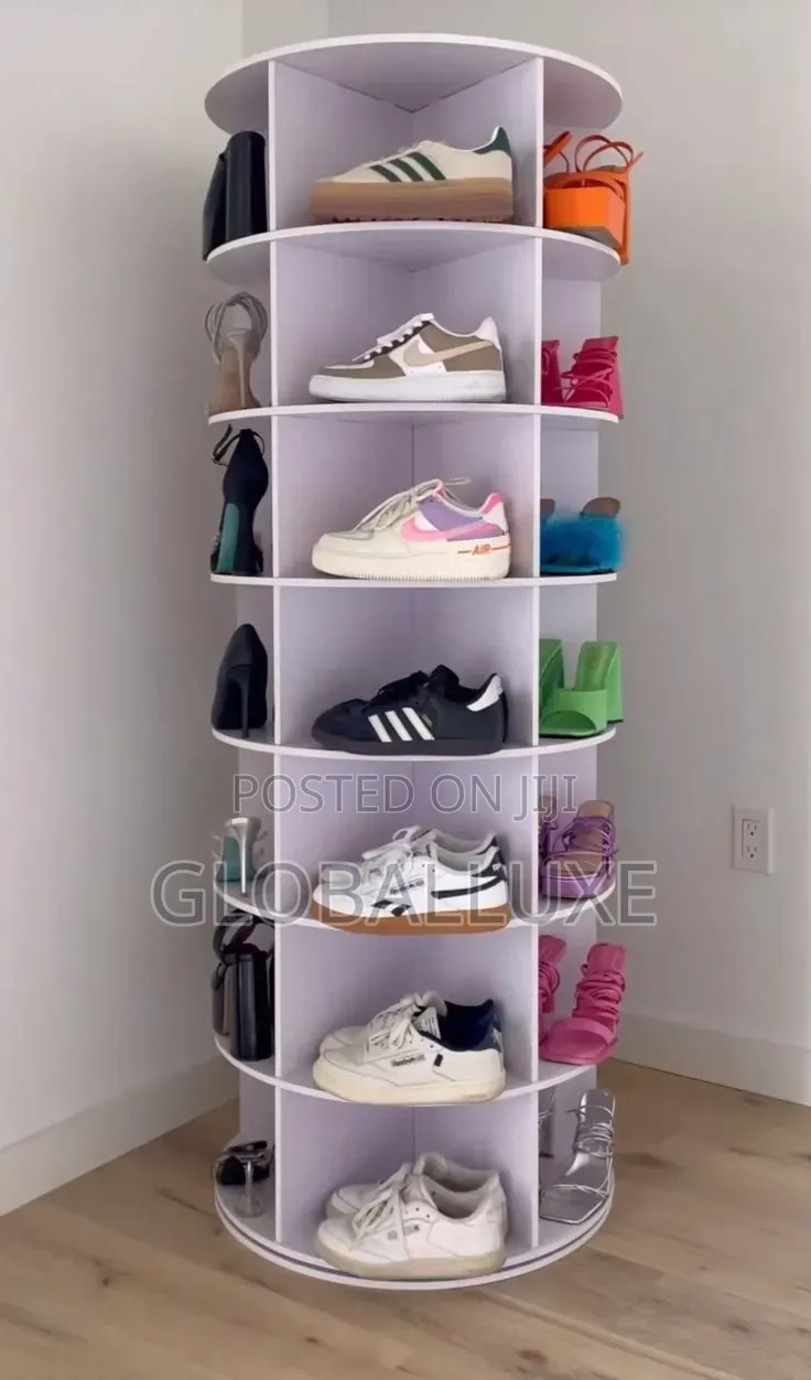 Rotating Shoe Rack – 360° Multi-Layer Revolving Shoe Organizer