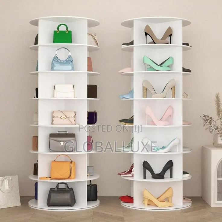 Rotating Shoe Rack – 360° Multi-Layer Revolving Shoe Organizer