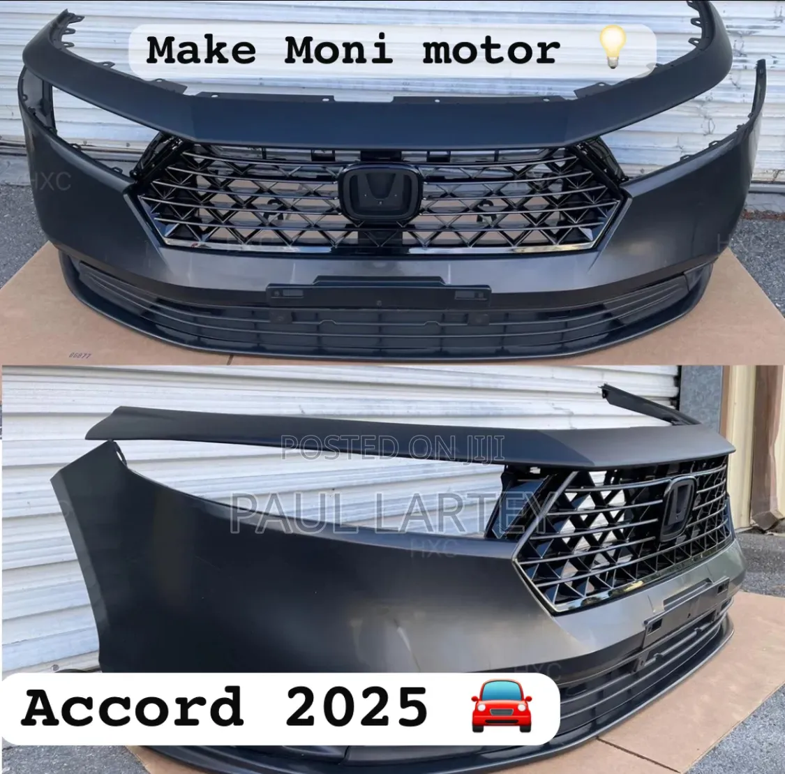 Honda Accord 2025 Bumper Complete